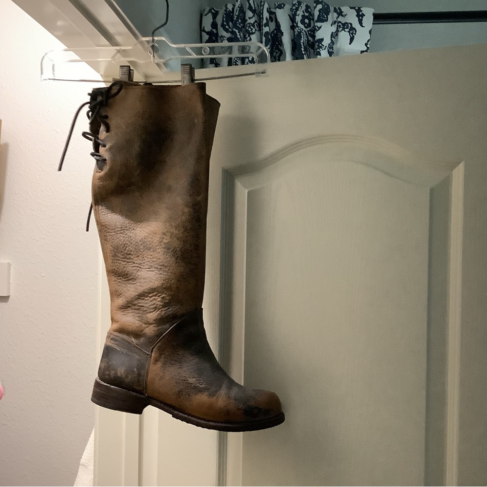 Calf high boots